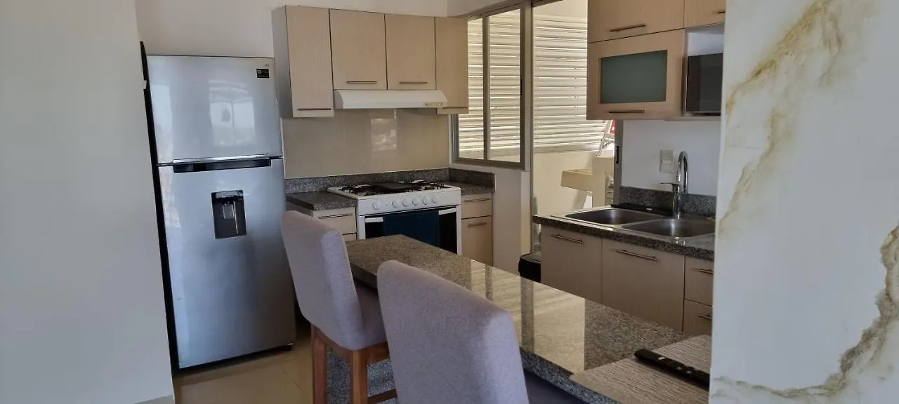 Apartment Cozy Confortable 10 Min Hotel Zone 2 Rooms Jacuzy Cancun